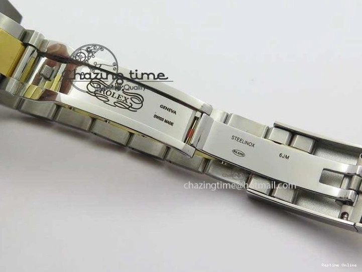 0213 AllSeason DateJust II 116333 SS YG 41mm EW Best Edition Black Dial Gold Roman Markers On SS Bracelet A 3826